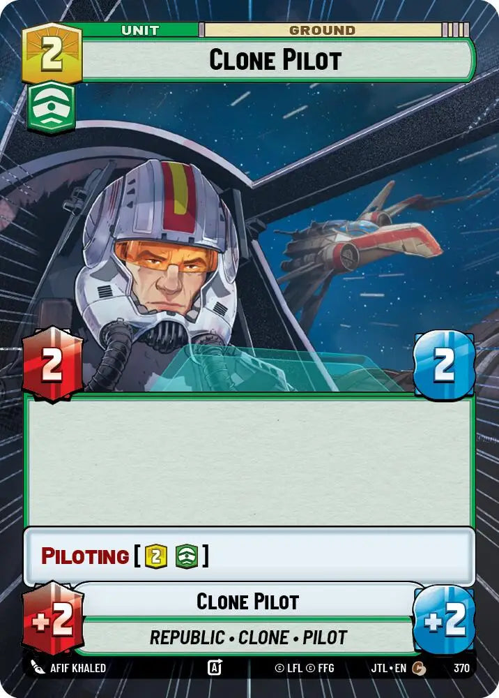 Clone Pilot (Hyperspace) (370) [Jump to Lightspeed] - Star Wars: Unlimited Single