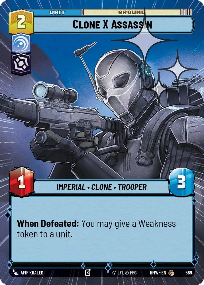 Clone X Assassin (Hyperspace Foil) (569) [Homeworlds]