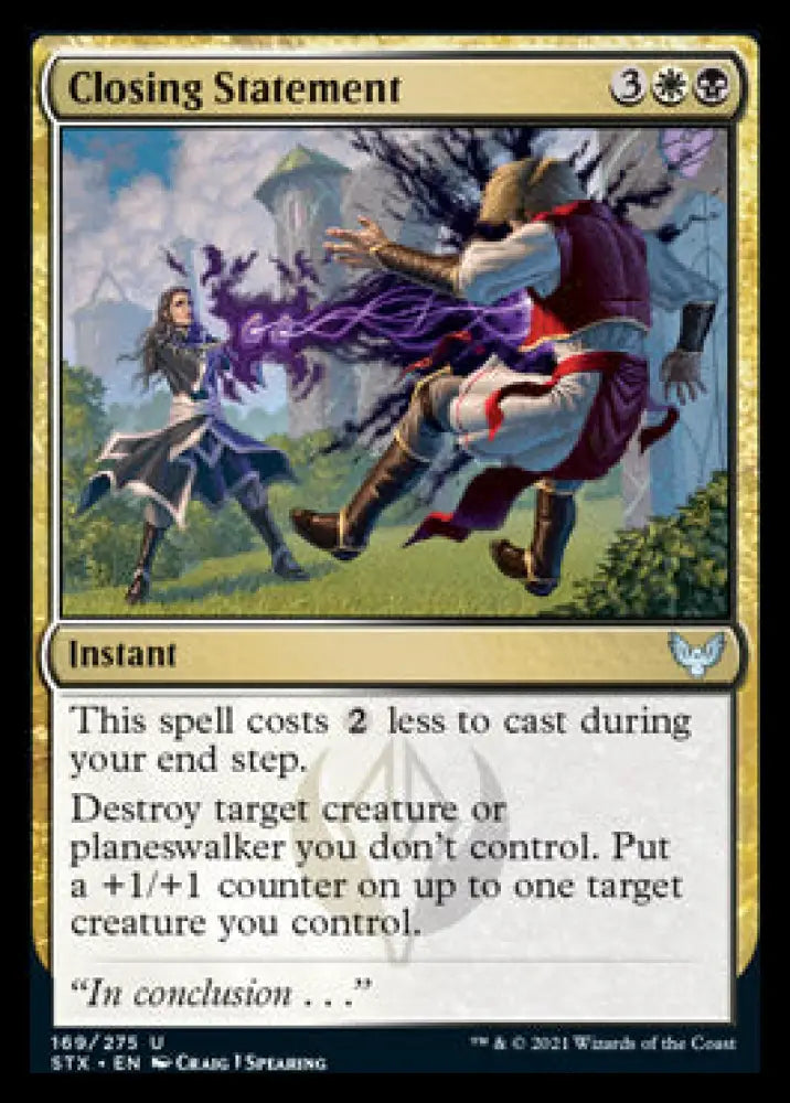 Closing Statement [Strixhaven: School of Mages] - MTG Single