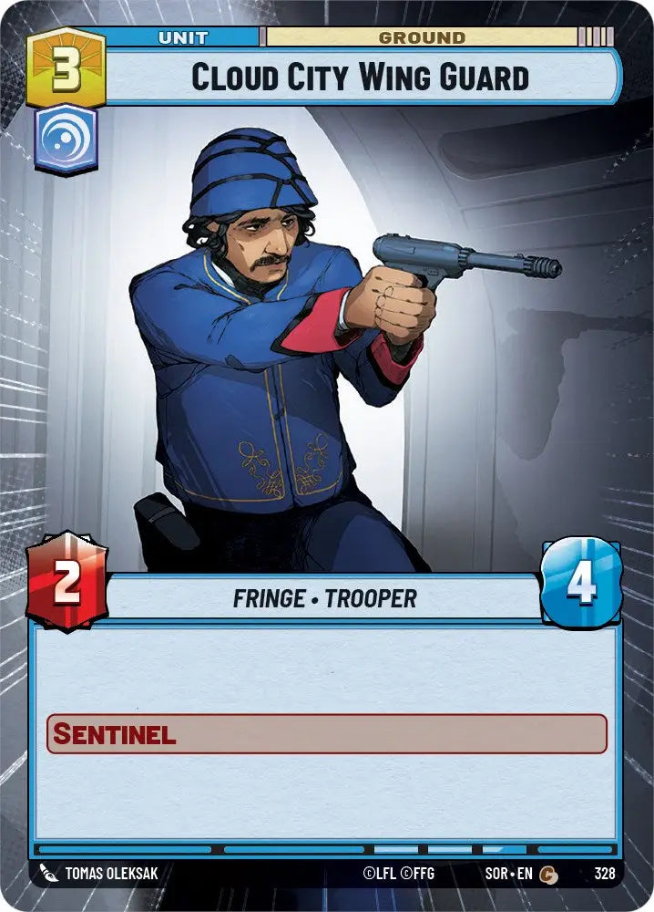 Cloud City Wing Guard (Hyperspace) (328) [Spark of Rebellion] - Star Wars: Unlimited Single