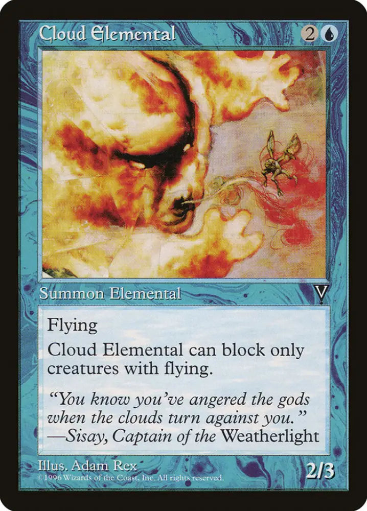 Cloud Elemental [Visions] - MTG Single