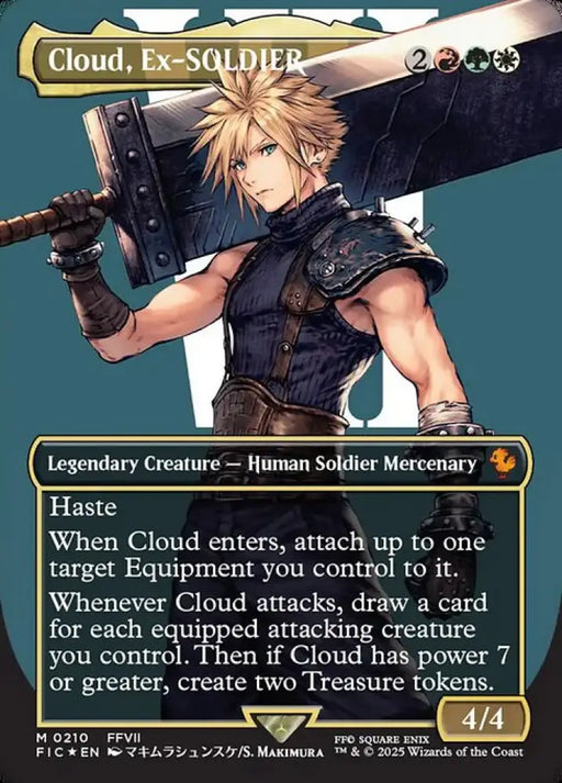 Cloud, Ex-SOLDIER (210) [Final Fantasy Commander]