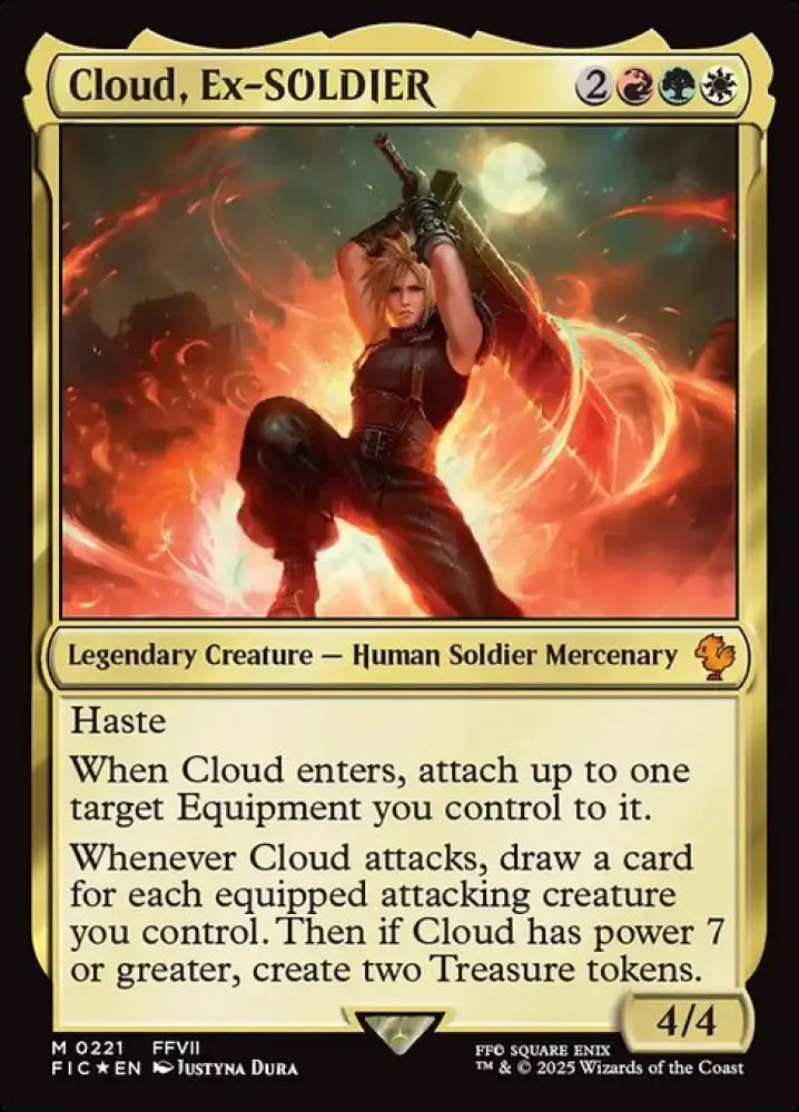 Cloud, Ex-SOLDIER (221) [Final Fantasy Commander]