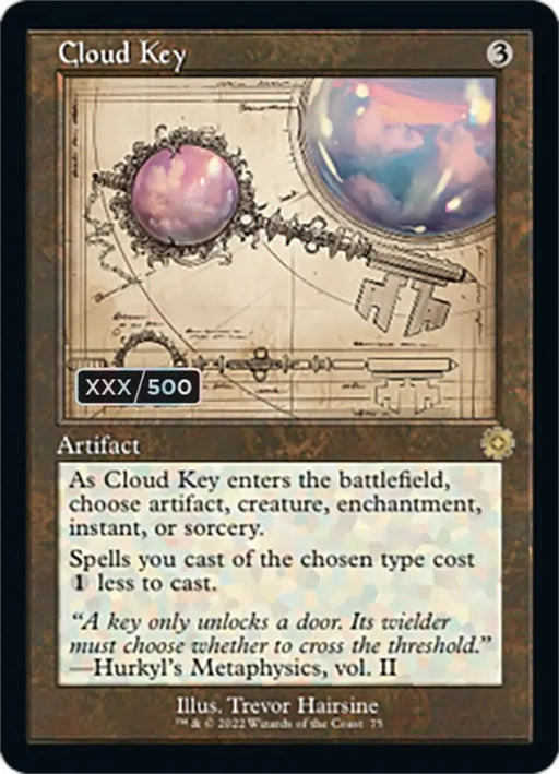 Cloud Key (Retro Schematic) (Serialized) [The Brothers’ War Retro Artifacts] - MTG Single