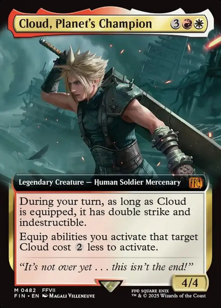 Cloud, Planet's Champion (482) [Final Fantasy]