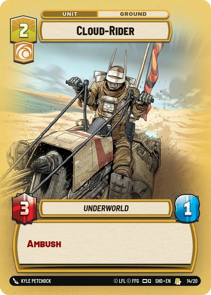 Cloud-Rider (14/20) [Shadows of the Galaxy: Weekly Play] - Star Wars: Unlimited Single