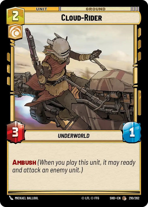 Cloud-Rider (210/262) [Shadows of the Galaxy] - Star Wars: Unlimited Single