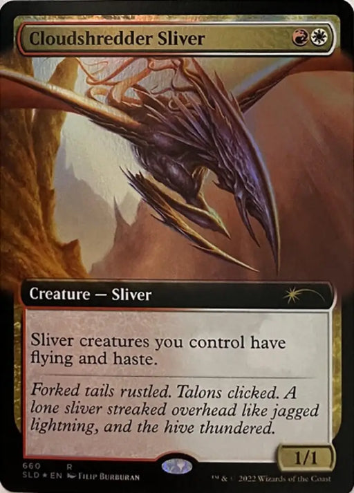 Cloudshredder Sliver (Extended Art) [Secret Lair Drop Promos] - MTG Single