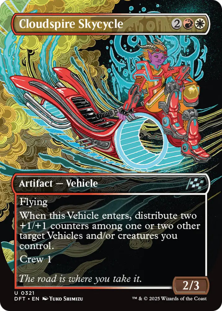 Cloudspire Skycycle (Borderless) [Aetherdrift] - MTG Single