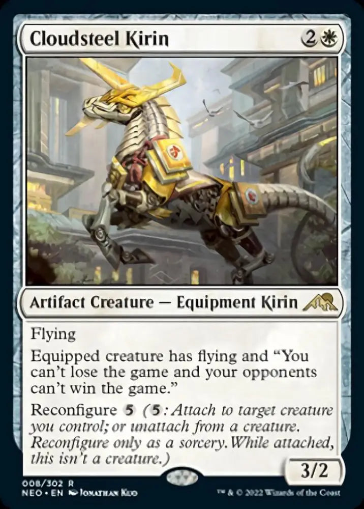 Cloudsteel Kirin [Kamigawa: Neon Dynasty] - MTG Single