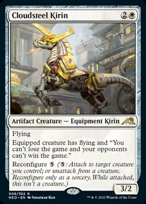 Cloudsteel Kirin [Kamigawa: Neon Dynasty] - MTG Single