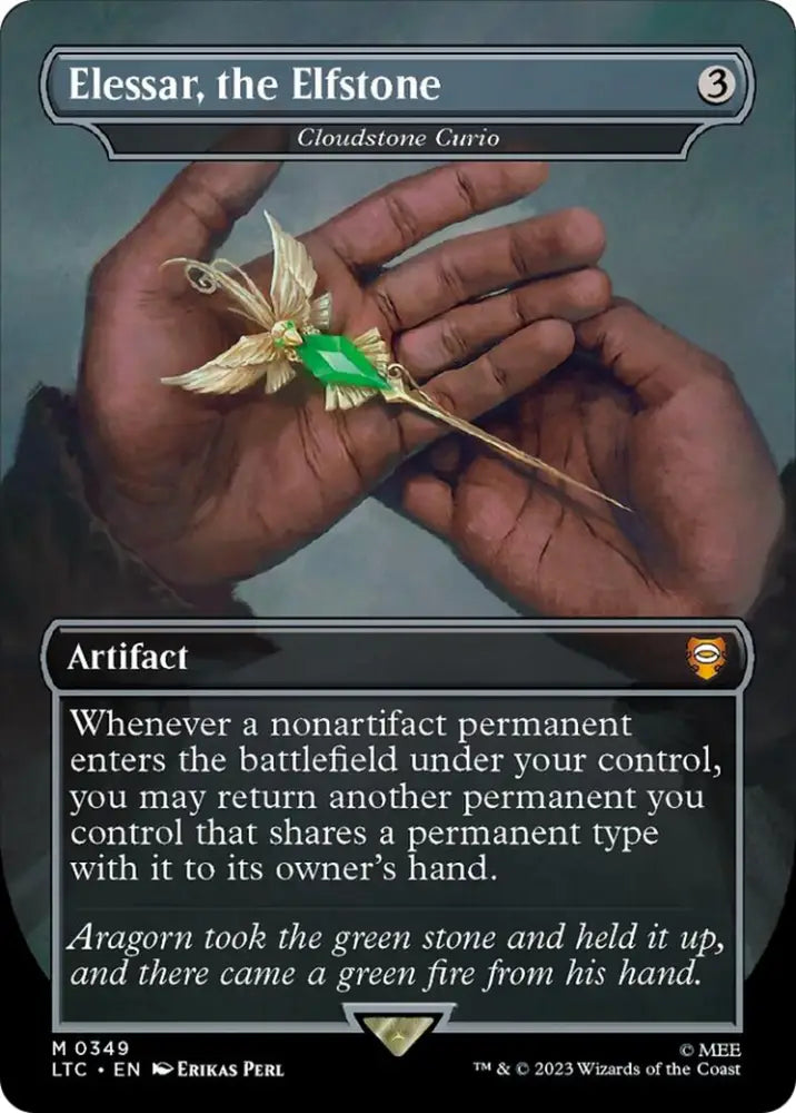 Cloudstone Curio - Elessar the Elfstone [The Lord of the Rings: Tales of Middle-Earth Commander] - MTG Single