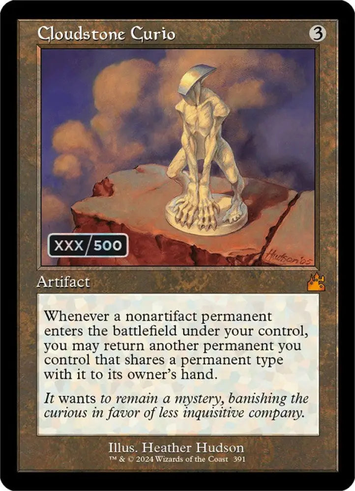 Cloudstone Curio (Retro) (Serialized) [Ravnica Remastered] - MTG Single