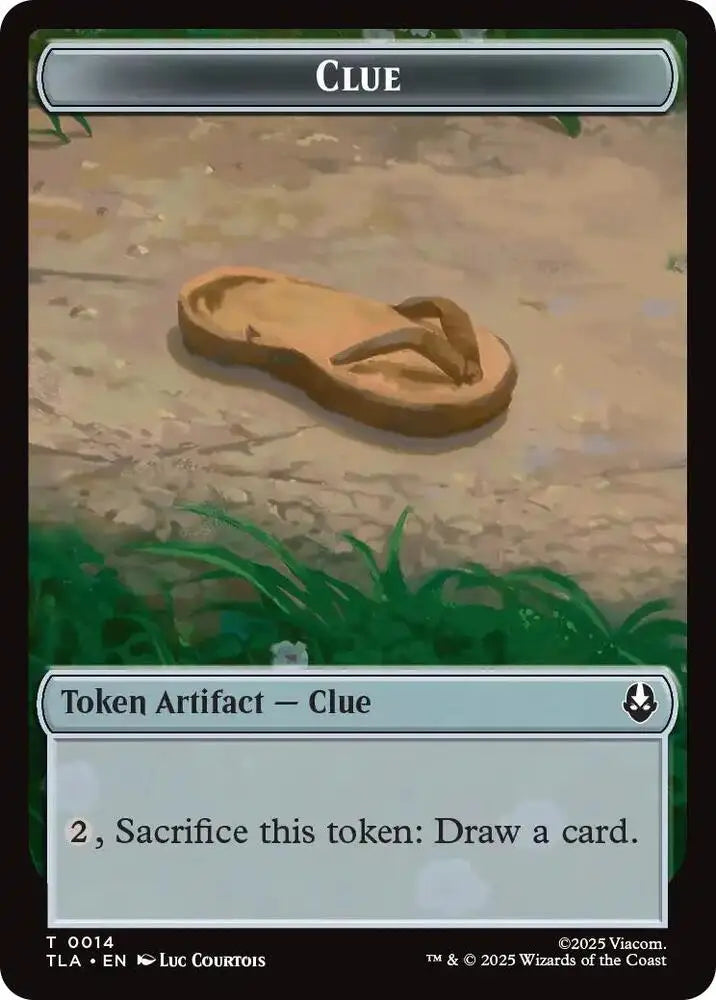 Clue (0014) // Copy (0002) Double-Sided Token (14 // 2) [Avatar: The Last Airbender]