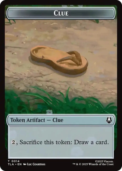 Clue (0014) // Copy (0002) Double-Sided Token (14 // 2) [Avatar: The Last Airbender]