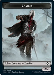 Clue (14) // Zombie Double-Sided Token [Modern Horizons 2 Tokens] - MTG Single