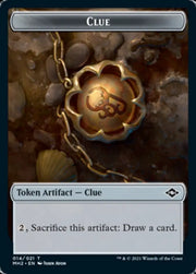 Clue (14) // Zombie Double-Sided Token [Modern Horizons 2 Tokens] - MTG Single