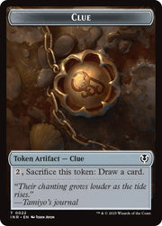Clue // Eldrazi Horror Double-Sided Token [Innistrad Remastered Tokens] - MTG Single