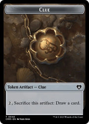 Clue // Satyr Double-Sided Token [Commander Masters Tokens] - MTG Single