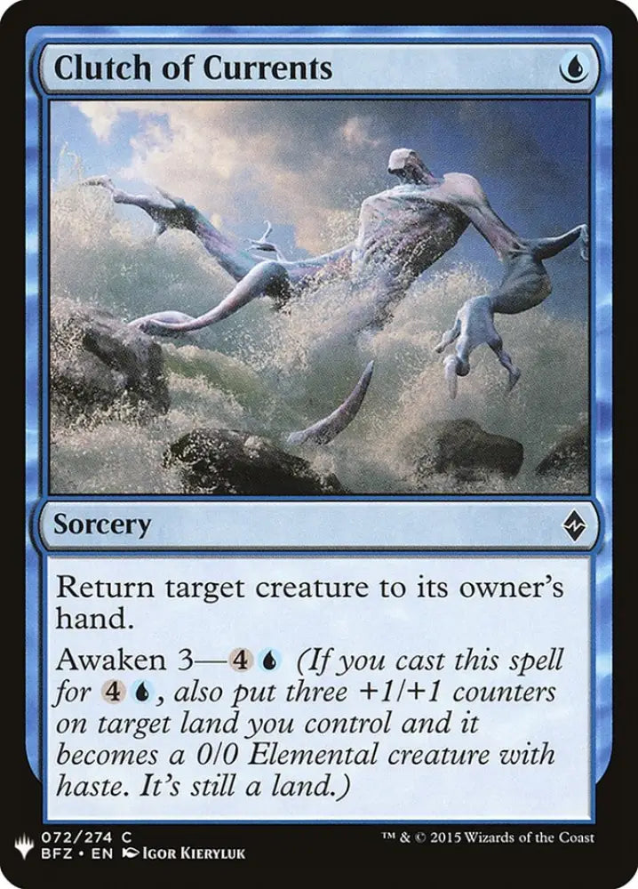 Clutch of Currents [Mystery Booster] - MTG Single