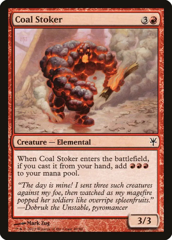 Coal Stoker [Duel Decks: Sorin vs. Tibalt] - MTG Single