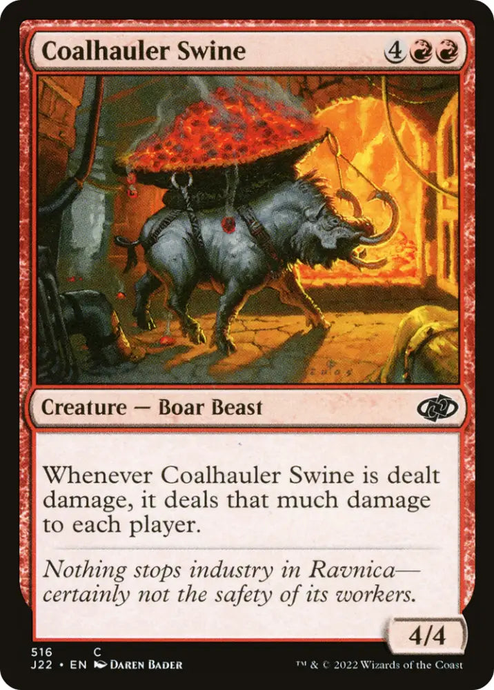 Coalhauler Swine [Jumpstart 2022] - MTG Single