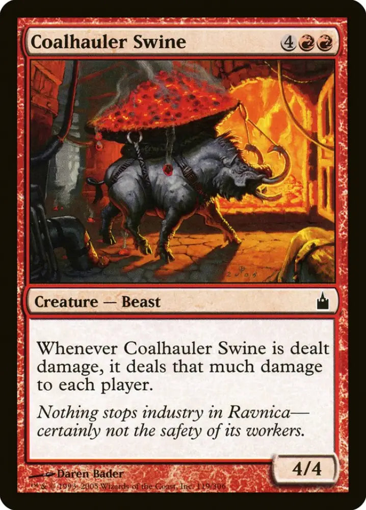 Coalhauler Swine [Ravnica: City of Guilds] - MTG Single