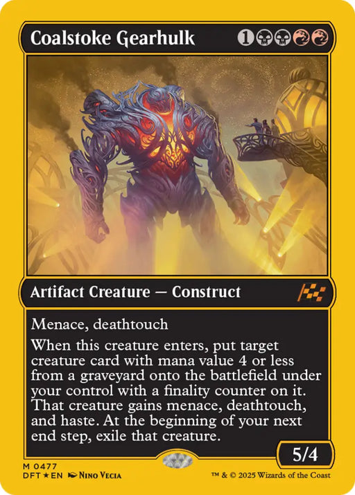 Coalstoke Gearhulk (First-Place Foil) [Aetherdrift] - MTG Single