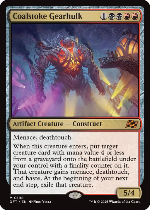 Coalstoke Gearhulk (Promo Pack) [Aetherdrift Promos] - MTG Single