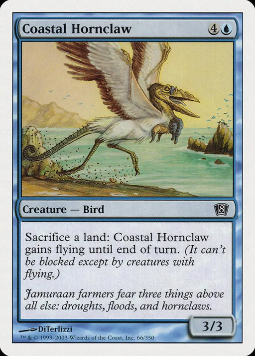 Coastal Hornclaw (66) [Eighth Edition] - MTG Single