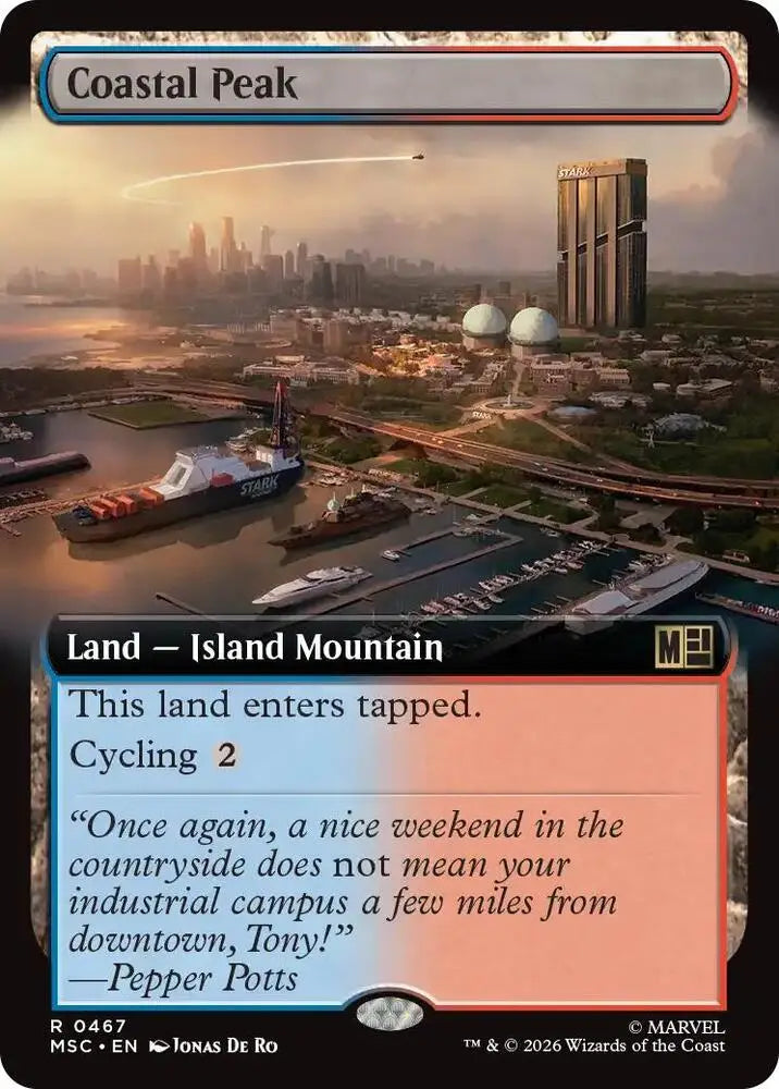 Coastal Peak (Extended Art) (467) [Marvel Super Heroes Commander]