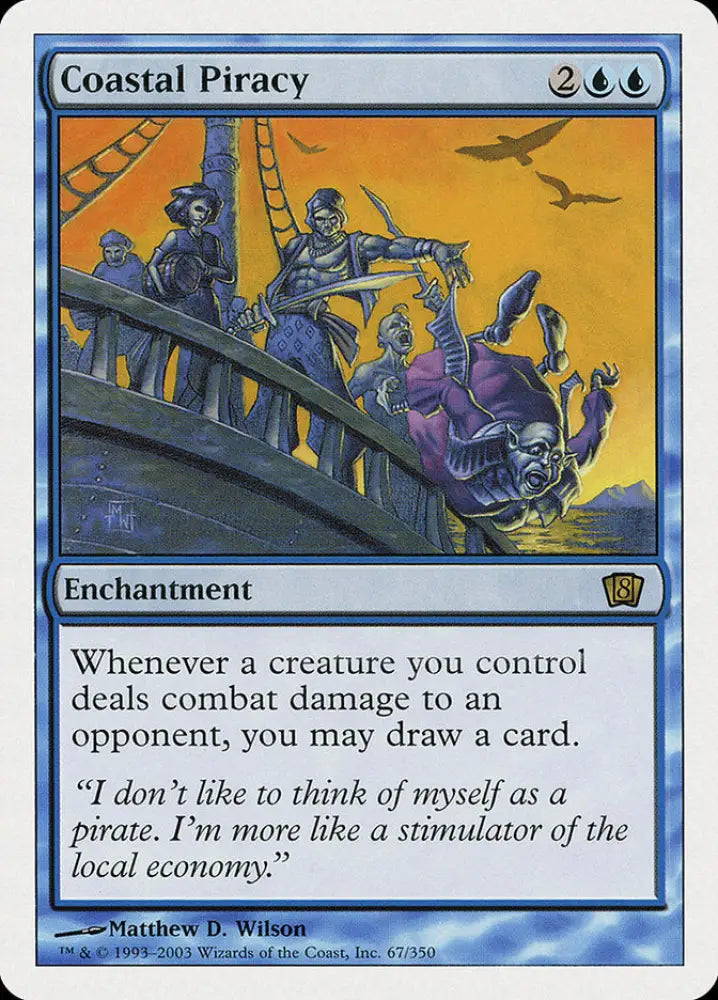 Coastal Piracy (67) [Eighth Edition] - MTG Single