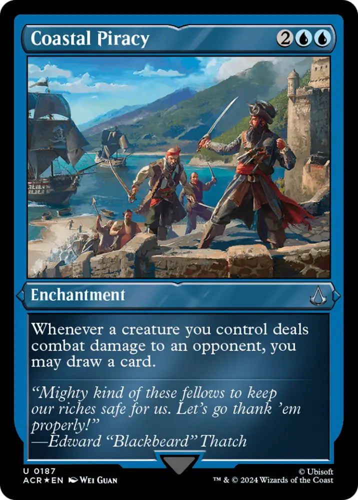 Coastal Piracy (Foil Etched) [Assassin’s Creed] - MTG Single