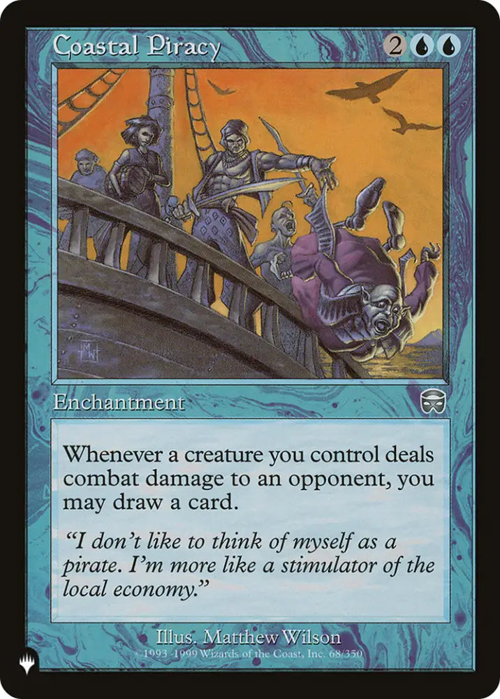 Coastal Piracy [The List] - MTG Single