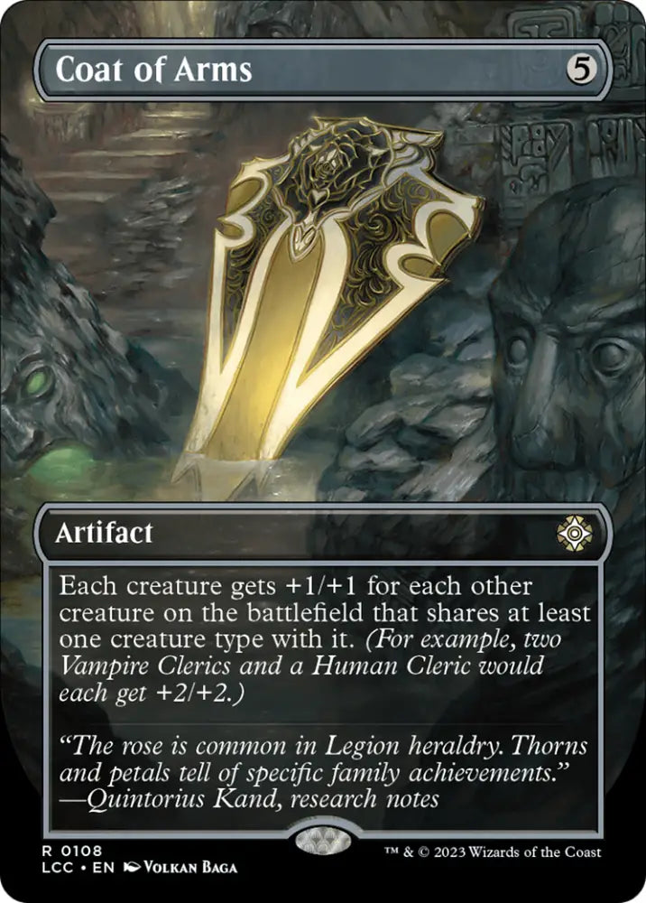 Coat of Arms (Borderless) [The Lost Caverns of Ixalan Commander] - MTG Single