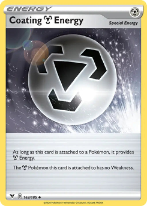 Coating Metal Energy (163/185) [Sword & Shield: Vivid Voltage] - Pokemon Single