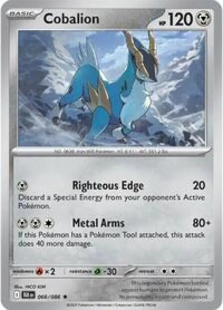 Cobalion (066/086) [SV: Black Bolt]