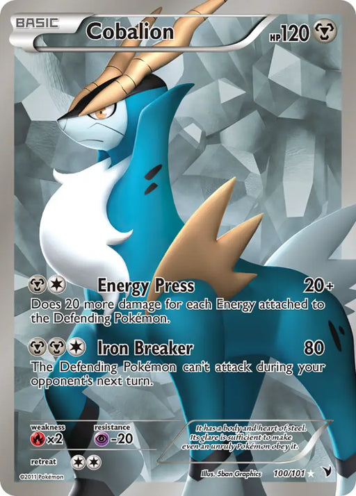 Cobalion (100/101) [Black & White: Noble Victories] - Pokemon Single