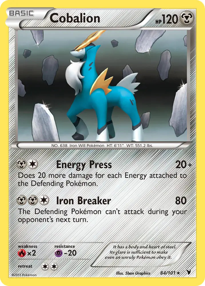 Cobalion (84/101) [Black & White: Noble Victories] - Pokemon Single