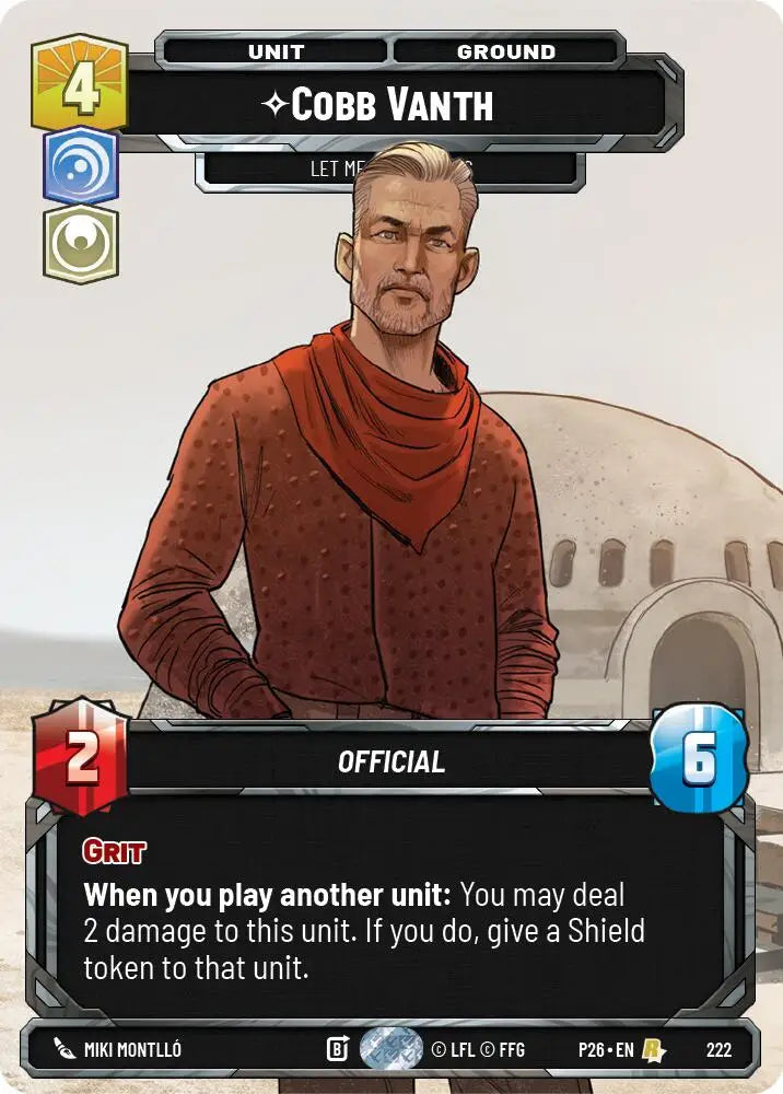 Cobb Vanth - Let Me Handle This (Foil) (222) [Sector and Regional Promos: Season 2]