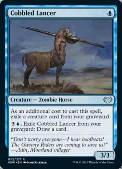 Cobbled Lancer [Innistrad: Crimson Vow] - MTG Single