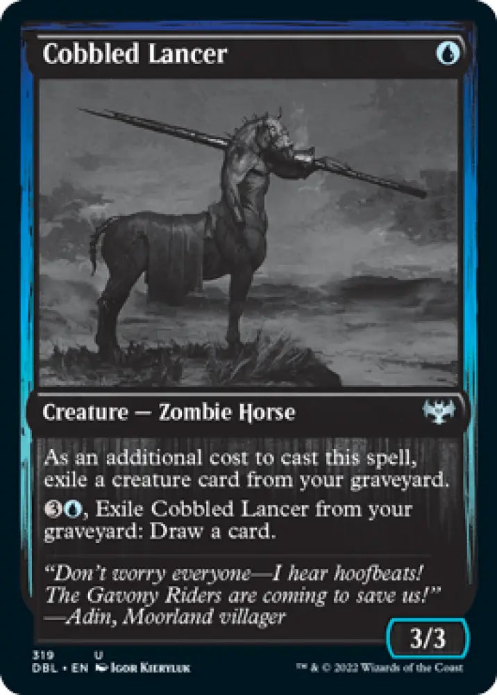 Cobbled Lancer [Innistrad: Double Feature] - MTG Single