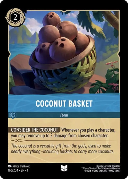 Coconut Basket (166/204) [The First Chapter] - Lorcana Single