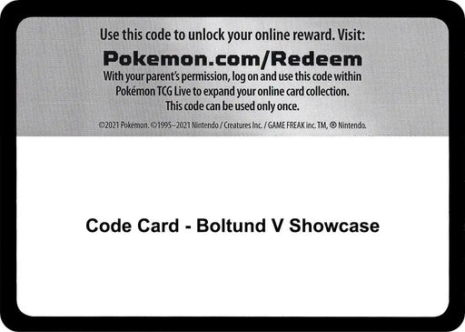 Code Card - Boltund V Showcase [Miscellaneous Cards and Products]