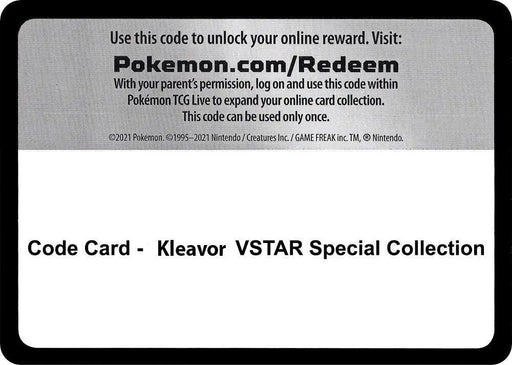 Code Card - Kleavor VSTAR Special Collection [Miscellaneous Cards and Products]