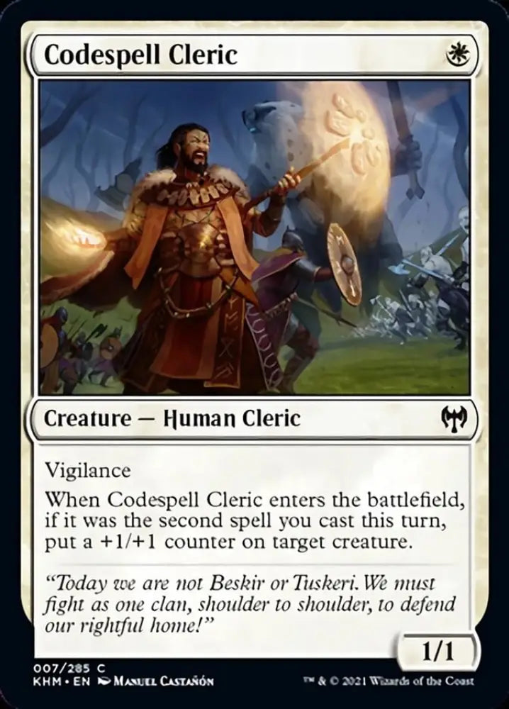 Codespell Cleric [Kaldheim] - MTG Single