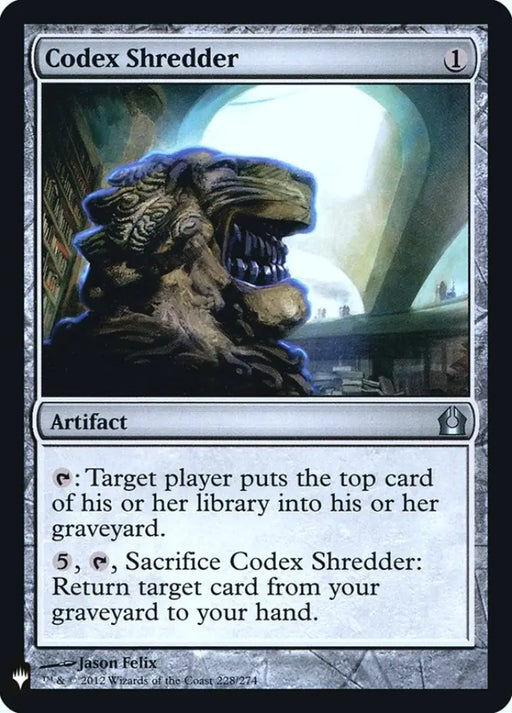 Codex Shredder [Mystery Booster] - MTG Single