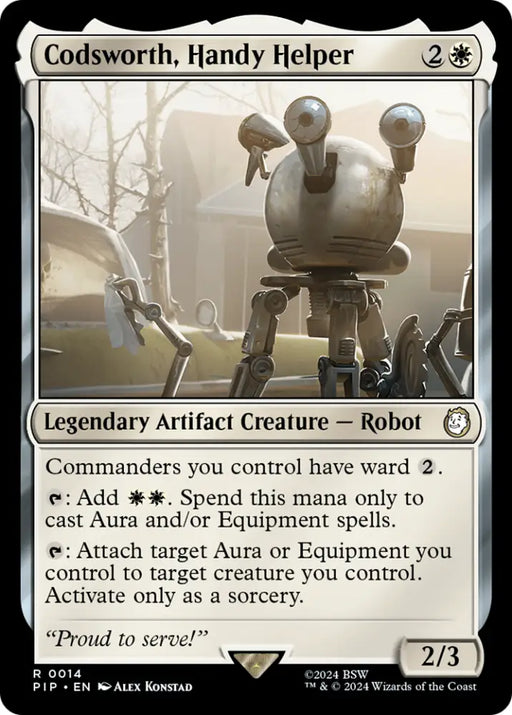Codsworth Handy Helper [Fallout] - MTG Single