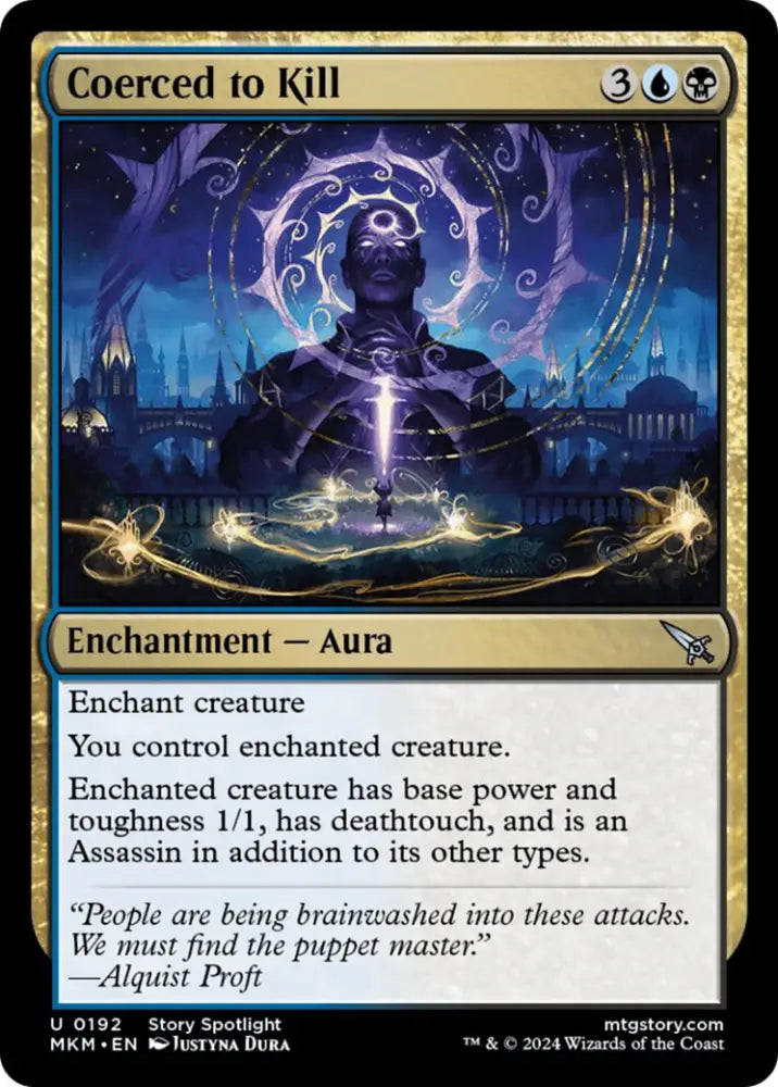 Coerced to Kill [Murders at Karlov Manor] - MTG Single