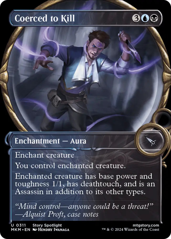 Coerced to Kill (Showcase) [Murders at Karlov Manor] - MTG Single